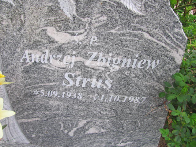 Andrzej Zbigniew Strus 1938 Hel - Grobonet - Wyszukiwarka osób pochowanych