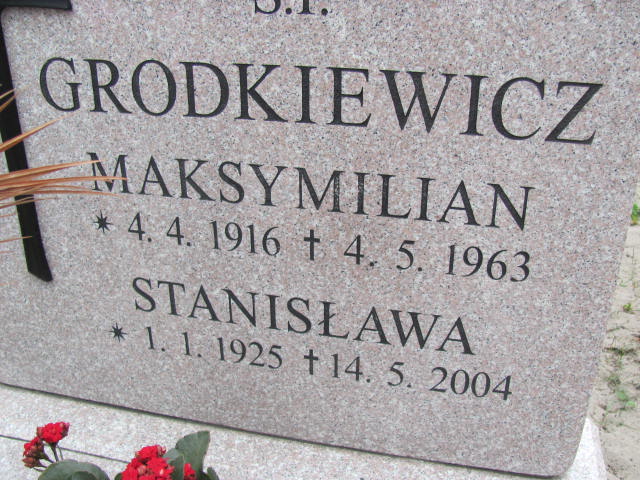Stanisława Grodkiewicz 1925 Hel - Grobonet - Wyszukiwarka osób pochowanych