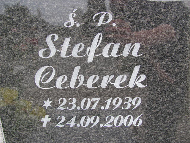 Stefan Ceberek 1939 Hel - Grobonet - Wyszukiwarka osób pochowanych